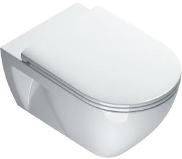 CONCEPT S závěsné WC, se SoftClose sedátkem, Newflush splachování, Cataglaze