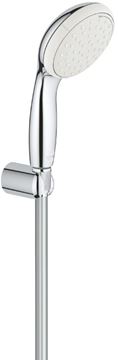 GROHE NEW TEMPESTA 100 sprchová souprava 3-dílná, ruční sprcha pr. 100 mm, 2 proudy, hadice, držák, Water Saving, chrom