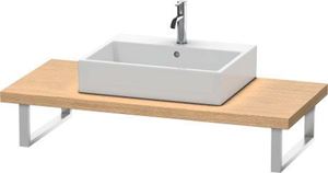 CONCEPT 450 deska pod umyvadlo s výřezem 100x55x4,5 cm, dub