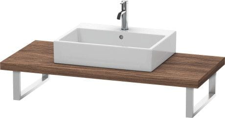 CONCEPT 450 deska pod umyvadlo s výřezem 100x55x4,5 cm, tmavý ořech XB009E02121 Obrázek - Hlavní obrázek