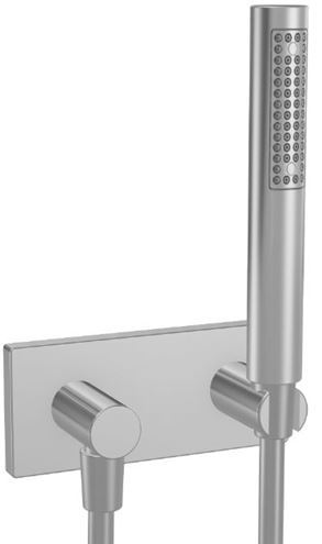 HANSA LIVING sprchová souprava 3-dílná, ruční sprcha 197 mm, hadice, držák, chrom 44430100 Obrázek - Hlavní obrázek