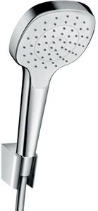 HANSGROHE CROMA SELECT E 1JET sprchová souprava 3-dílná, ruční sprcha 110x110 mm, hadice, držák, bílá/chrom