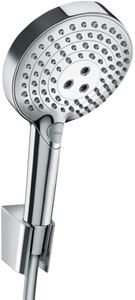 HANSGROHE RAINDANCE SELECT S 120 3JET sprchová souprava 3-dílná, ruční sprcha pr. 125 mm, 3 proudy, hadice, držák, chrom