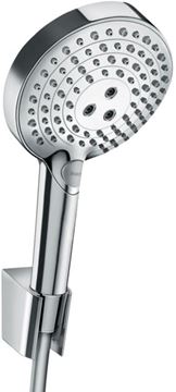 HANSGROHE RAINDANCE SELECT S 120 3JET sprchová souprava 3-dílná, ruční sprcha pr. 125 mm, 3 proudy, hadice, držák, chrom