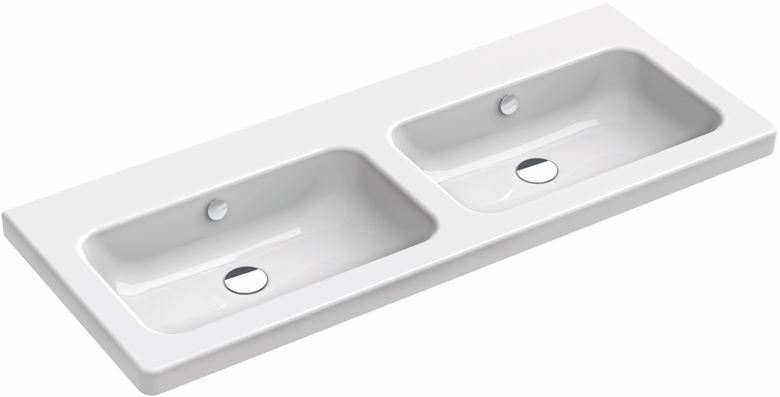 CONCEPT 200 dvojumyvadlo 125 cm, bez otvorů pro baterie, s přepadem, concept clean PLUS 125CO200EXCBOH Obrázek - Hlavní obrázek