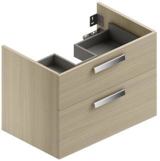 CONCEPT 200/300 skříňka pod umyvadlo 76,5x48,4x55 cm, 2 zásuvky, přírodní dub WU80CO2001428 Obrázek - Hlavní obrázek