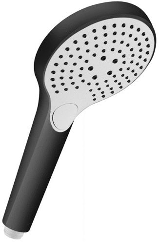 CONCEPT 200 BLACK ruční sprcha pr. 120 mm, 3 proudy, černá/bílá PM06032WMB Obrázek - Hlavní obrázek