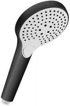 CONCEPT 200 BLACK ruční sprcha pr. 120 mm, 3 proudy, černá/bílá