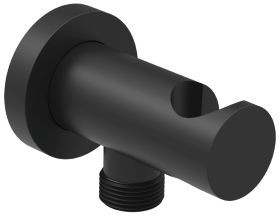CONCEPT 200 BLACK držák ruční sprchy s připojením na vodu, matná černá