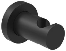 CONCEPT 200 BLACK nástěnný držák ruční sprchy, matná černá