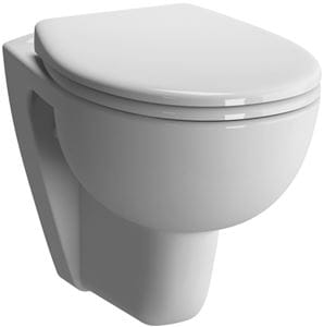 CONCEPT 100 bezbariérové závěsné WC, alpská bílá