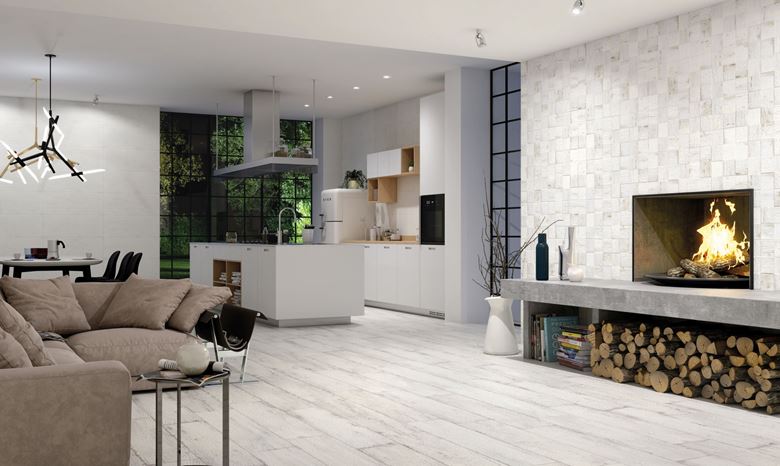 NAXOS CHAMAREL dlažba 23x100cm, white 94807 Obrázek - fotka