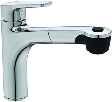CONCEPT 200 dřezová baterie, s vytahovací sprškou, chrom