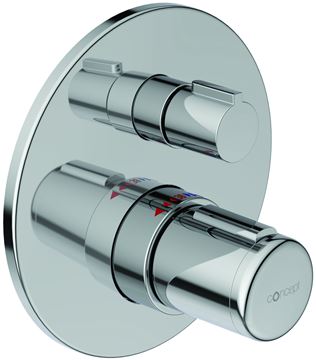 CONCEPT 200 podomítkový termostat, chrom