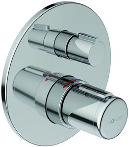 CONCEPT 200 podomítkový termostat, chrom