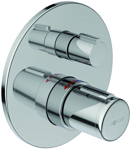 CONCEPT 200 podomítkový termostat, chrom A7309AA Obrázek - Hlavní obrázek