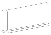 MARAZZI SISTEMT GRANITI sokl 10x20 cm, mat, panna