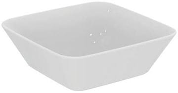 CONCEPT CUBE 2.0 umyvadlová mísa 40 cm, bez otvoru pro baterii, bez přepadu
