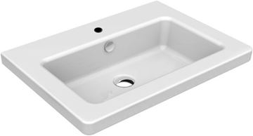 CONCEPT 300 umyvadlo 67 cm, s otvorem pro baterii a přepadem, Cataglaze