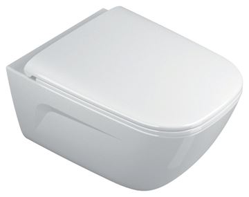 CONCEPT 300 závěsné WC, Rimless splachování, Cataglaze