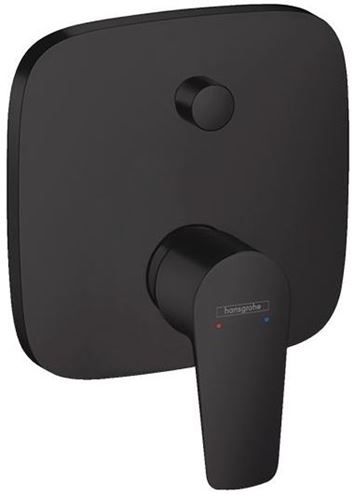 HANSGROHE TALIS E vanová podomítková baterie, s přepínačem, matná černá 71745670 Obrázek - Hlavní obrázek