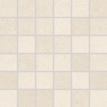 RAKO BASE mozaika 30x30(5x5) cm, lepená na síti, mat, světle béžová