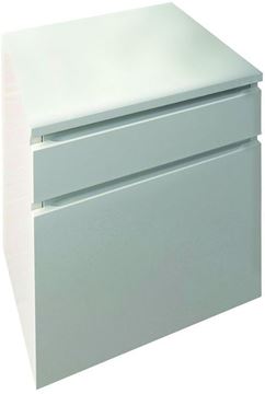 CONCEPT 150 skříňka pod umyvadlo 40,1x36x67,6 cm, 1 dvířka, 1 zásuvka, panty vpravo, bílá