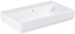 GROHE CUBE CERAMIC umyvadlo na desku 80 cm, s otvorem pro baterii a přepadem, PureGuard