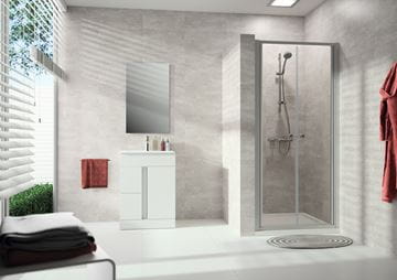 CONCEPT 100 NEW sprchové dveře 80x190 cm, lítací, bílá/čiré sklo PTA25103.055.322 Obrázek - fotka