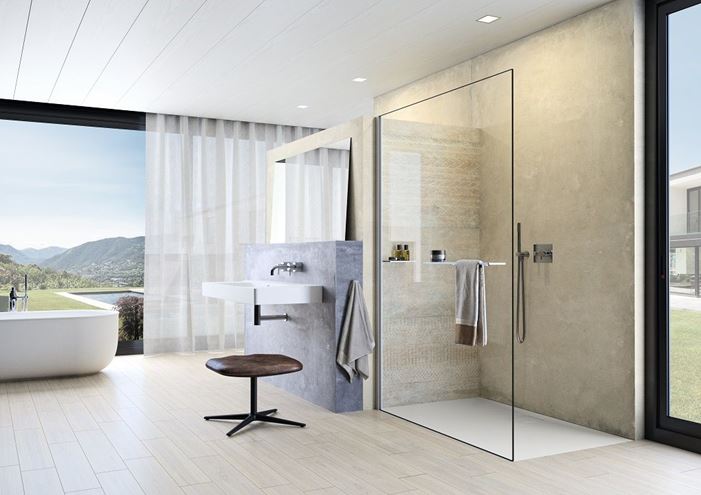 HÜPPE SELECT+ stěna walk-in 140x200 cm, matná stříbrná/čiré sklo SL0106.087.322 Obrázek - fotka