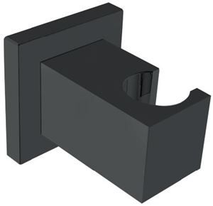 CONCEPT 200 BLACK nástěnný držák ruční sprchy, matná černá