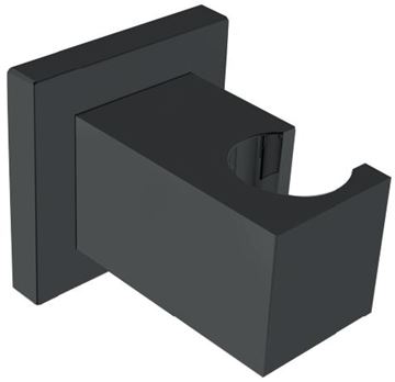 CONCEPT 200 BLACK nástěnný držák ruční sprchy, matná černá
