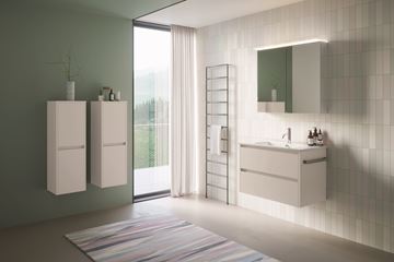 CONCEPT S skříňka pod umyvadlo 57x48,5x55 cm, 2 zásuvky, lesklá bílá WUSF60CX1100 Obrázek - fotka