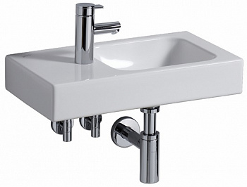 GEBERIT ICON umývátko 53 cm, s otvorem pro baterii vlevo, bez přepadu 124153000 Obrázek - fotka