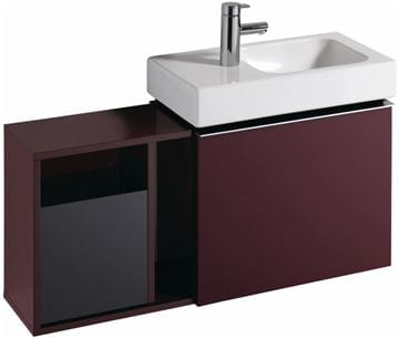 GEBERIT ICON umývátko 53 cm, s otvorem pro baterii vlevo, bez přepadu 124153000 Obrázek - fotka