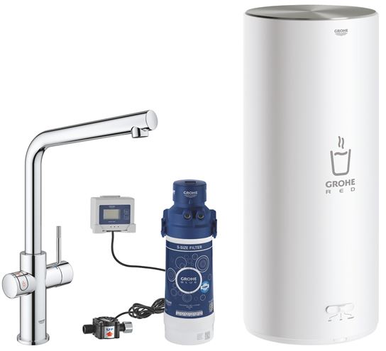 GROHE RED DUO dřezová elektronická baterie, s ohřevem, velikost L, GROHE ChildLock, napájení ze sítě, chrom 30325001 Obrázek - Hlavní obrázek