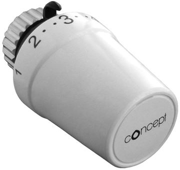 CONCEPT HPT100-30 termostatická hlavice M30x1,5, bílá