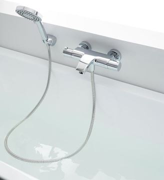 RAVAK 912.50 sprchová hadice 1500 mm, EasyTwist, plast, lesklý chrom X07P065 Obrázek - fotka