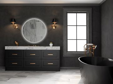 AMIRRO AMBIENTE zrcadlo 80 cm, s osvětlením 411-033 Obrázek - fotka