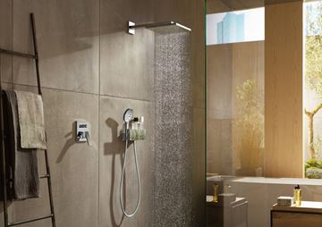 HANSGROHE RAINDANCE E 300 1JET horní sprcha 300x300 mm, s ramenem, matná bílá 26238700 Obrázek - fotka