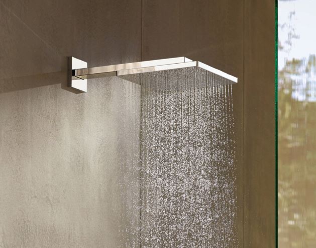 HANSGROHE RAINDANCE E 300 1JET horní sprcha 300x300 mm, s ramenem, matná bílá 26238700 Obrázek - fotka