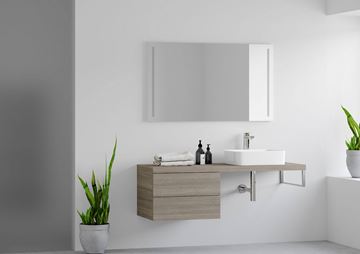DŘEVOJAS DSD SZZ 40 nízká skříňka 40x50x20 cm, 1 zásuvka, Push-open, bílá lesk/bílá vysoký lesk 222529-T31 Obrázek - fotka