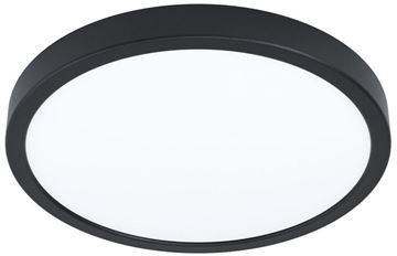 EGLO FUEVA stropní LED svítidlo, 3000 K, 2400 lm, 285 mm, černá