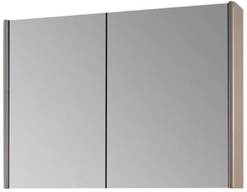 DŘEVOJAS ENZO GA2OE 100 zrcadlová skříňka 95,6x74,1x15,3 cm, osvětlení s regulací stmívání, s vypínačem a el. zásuvkou, lamino/MDF, vysoce lesklá bílá
