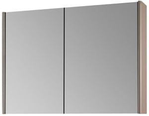 DŘEVOJAS ENZO GA2OE 100 zrcadlová skříňka 95,6x74,1x15,3 cm, osvětlení s regulací stmívání, s vypínačem a el. zásuvkou, lamino/MDF, vysoce lesklá bílá