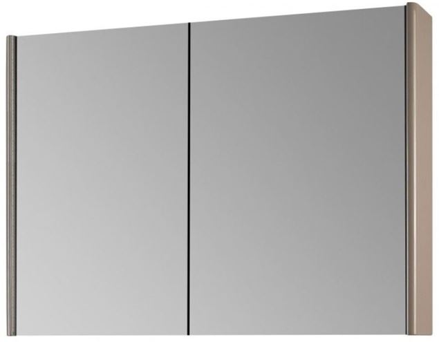 DŘEVOJAS ENZO GA2OE 100 zrcadlová skříňka 95,6x74,1x15,3 cm, osvětlení s regulací stmívání, s vypínačem a el. zásuvkou, lamino/MDF, vysoce lesklá bílá 59470 Obrázek - Hlavní obrázek