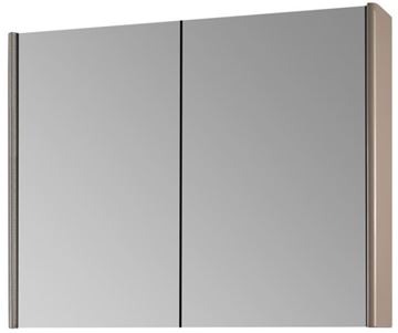 DŘEVOJAS ENZO GA2OE 80 zrcadlová skříňka 80,6x74,1x15,3 cm, osvětlení s regulací stmívání, s vypínačem a el. zásuvkou, lamino/MDF, vysoce lesklá bílá