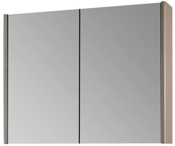 DŘEVOJAS ENZO GA2OE 80 zrcadlová skříňka 80,6x74,1x15,3 cm, osvětlení s regulací stmívání, s vypínačem a el. zásuvkou, lamino/MDF, vysoce lesklá bílá 59463 Obrázek - Hlavní obrázek