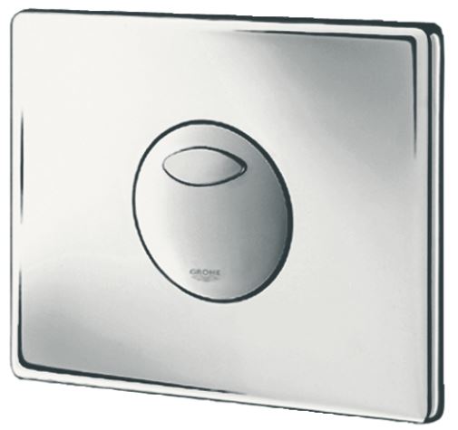 GROHE SKATE ovládací tlačítko pro dvě splachování, plast, chrom 42303000 Obrázek - fotka