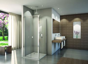 CONCEPT 200 sprchové dveře 80x200 cm, lítací, aluchrom/čiré sklo CON20805007 Obrázek - fotka